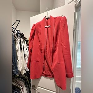 Express Open Front Blazer CORAL